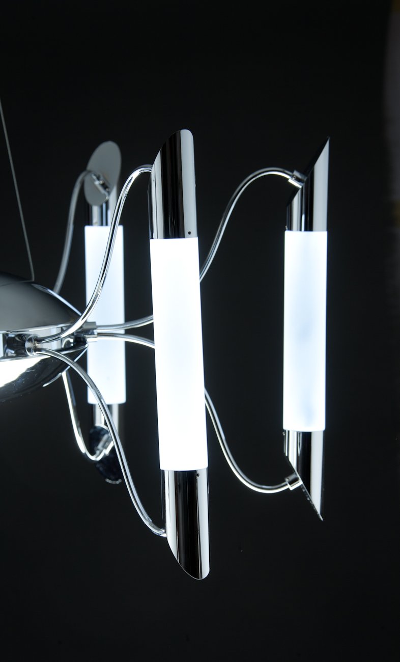 Lampadario a Sospensione Led Blade 6 di Design Moderno