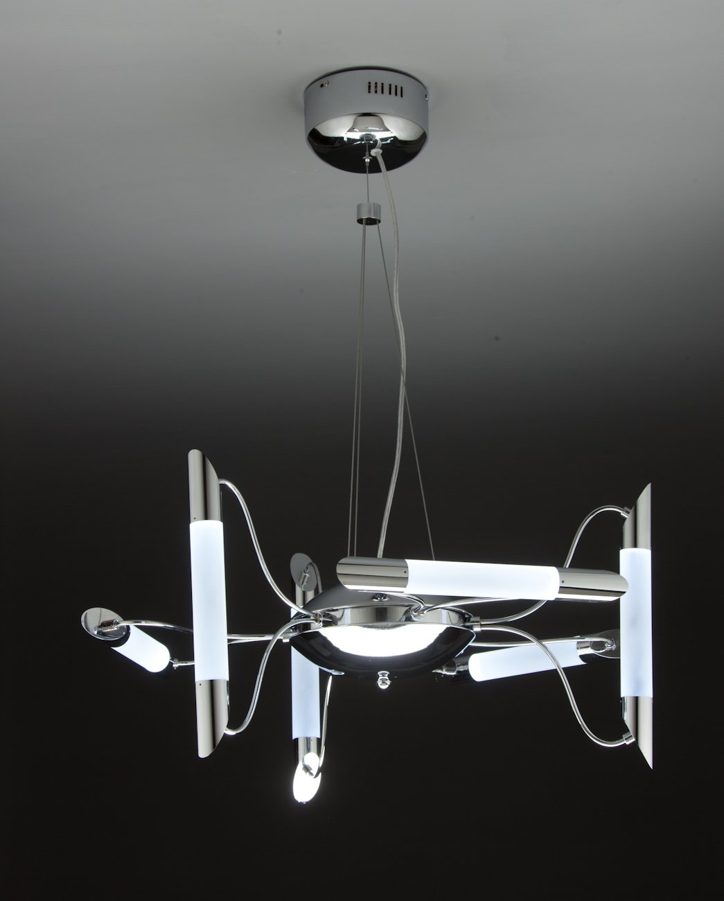 Lampadario a Sospensione Led Blade 6 di Design Moderno