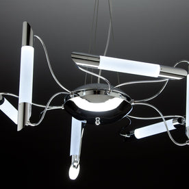 Lampadario a Sospensione Led Blade 6 di Design Moderno