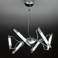 Lampadario a Sospensione Led Blade 6 di Design Moderno