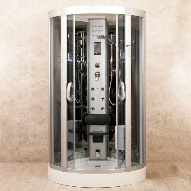 Black Eden 95x95cm Box Doccia Idromassaggio Emozionale