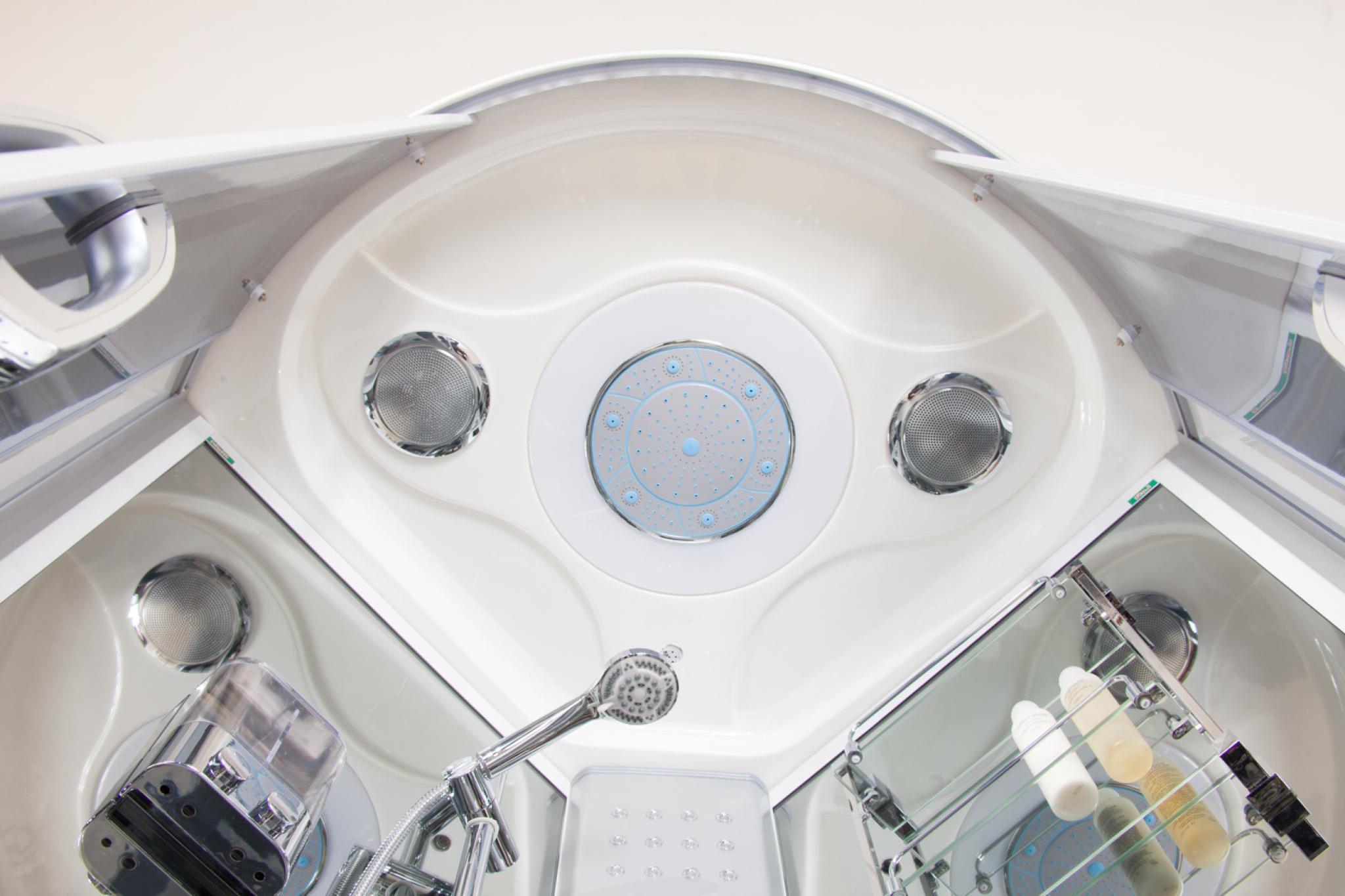 Black Eden 95x95cm Box Doccia Idromassaggio Emozionale