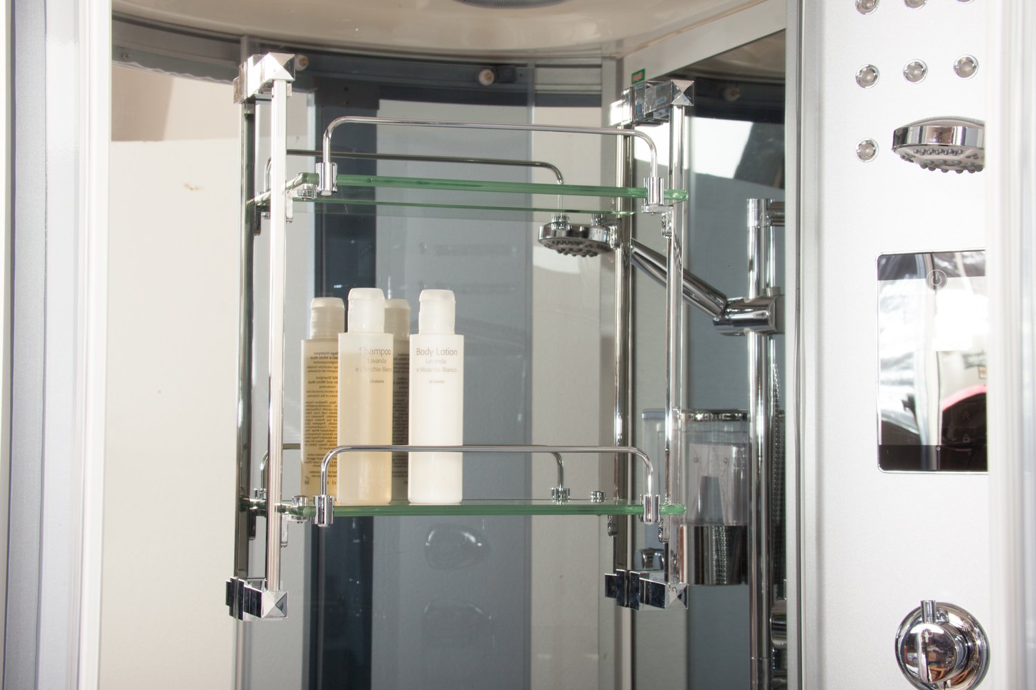 Black Eden 95x95cm Box Doccia Idromassaggio Emozionale