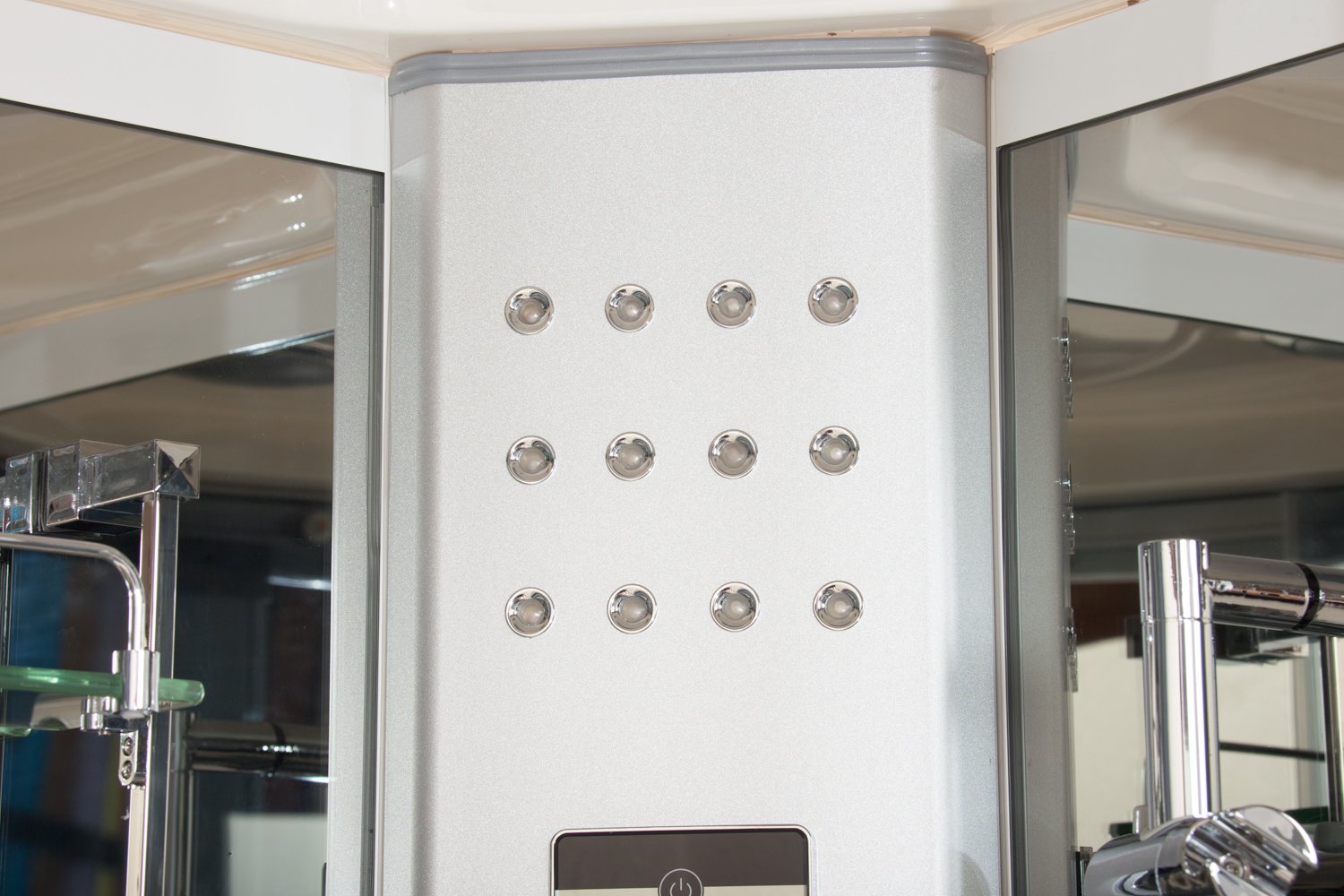 Black Eden 95x95cm Box Doccia Idromassaggio Emozionale