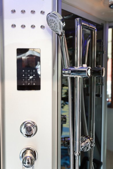 Black Eden 80x80cm Box Doccia Idromassaggio Multifunzione