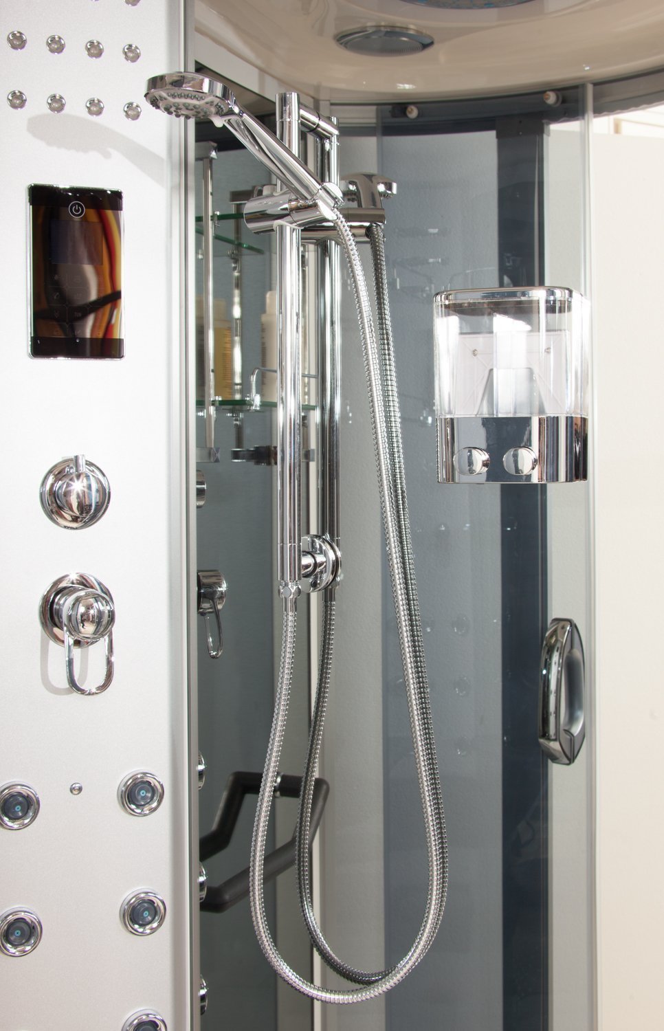 Black Eden 80x80cm Box Doccia Idromassaggio Multifunzione