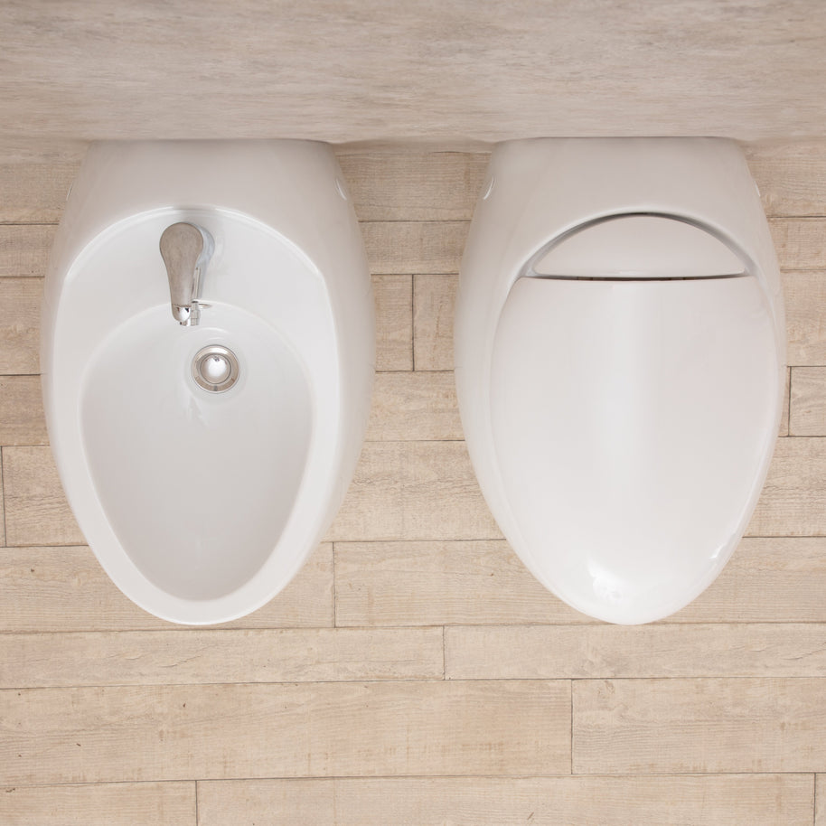 Sanitari Sospesi Wind design in Ceramica Wc con copri vaso+Bidet