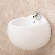 Bidet Sospeso Wind in ceramica di Design L39xP58xA36cm