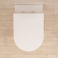 WC Sospeso Easy in ceramica + sedile e copri vaso L36.5xP56.5xA34.5 cm