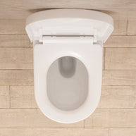 WC Sospeso Easy in ceramica + sedile e copri vaso L36.5xP56.5xA34.5 cm