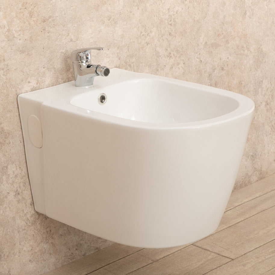 Bidet Sospeso Easy in ceramica moderno L36.5xP56.5xAx34.5 cm