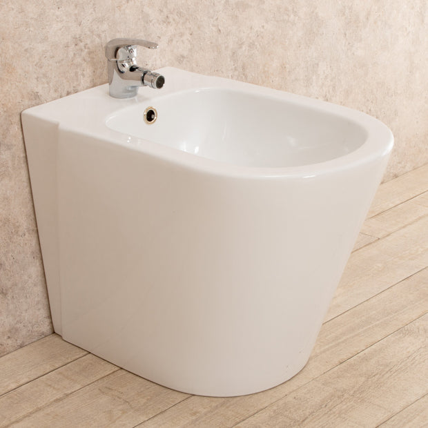Bidet Filo Parete Easy in ceramica moderno L35xP57xA40 cm