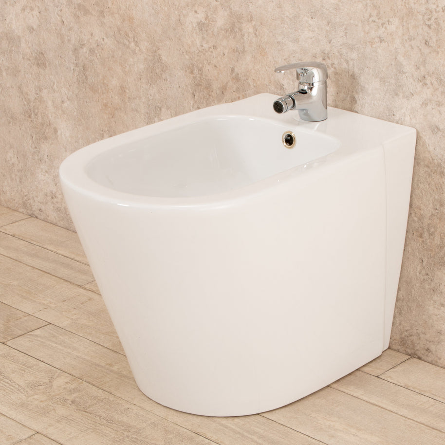 Bidet Filo Parete Easy in ceramica moderno L35xP57xA40 cm
