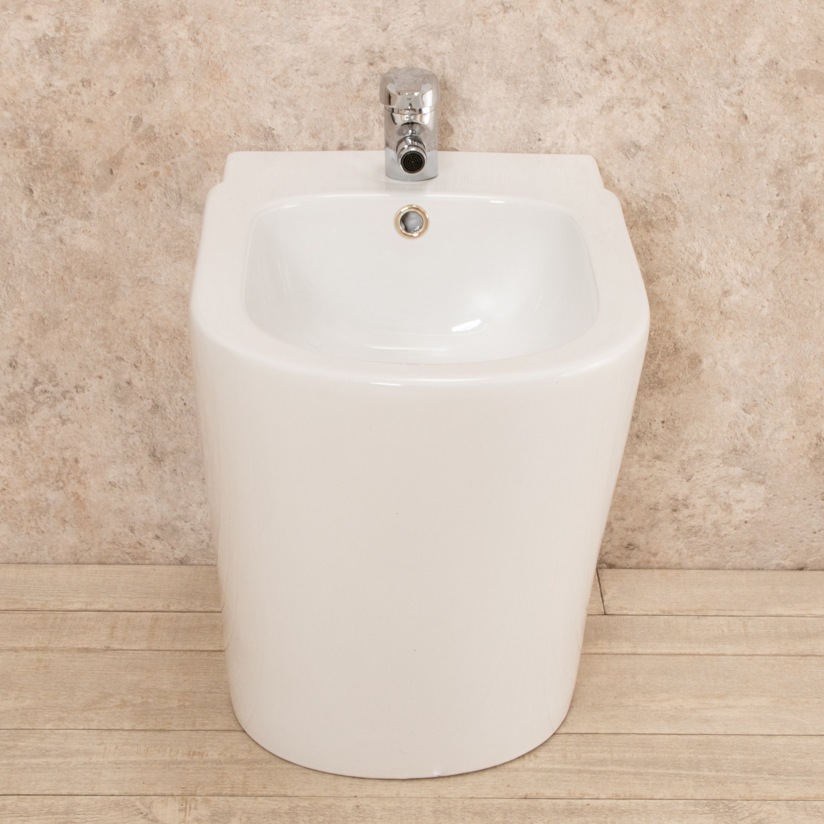 Bidet Filo Parete Easy in ceramica moderno L35xP57xA40 cm