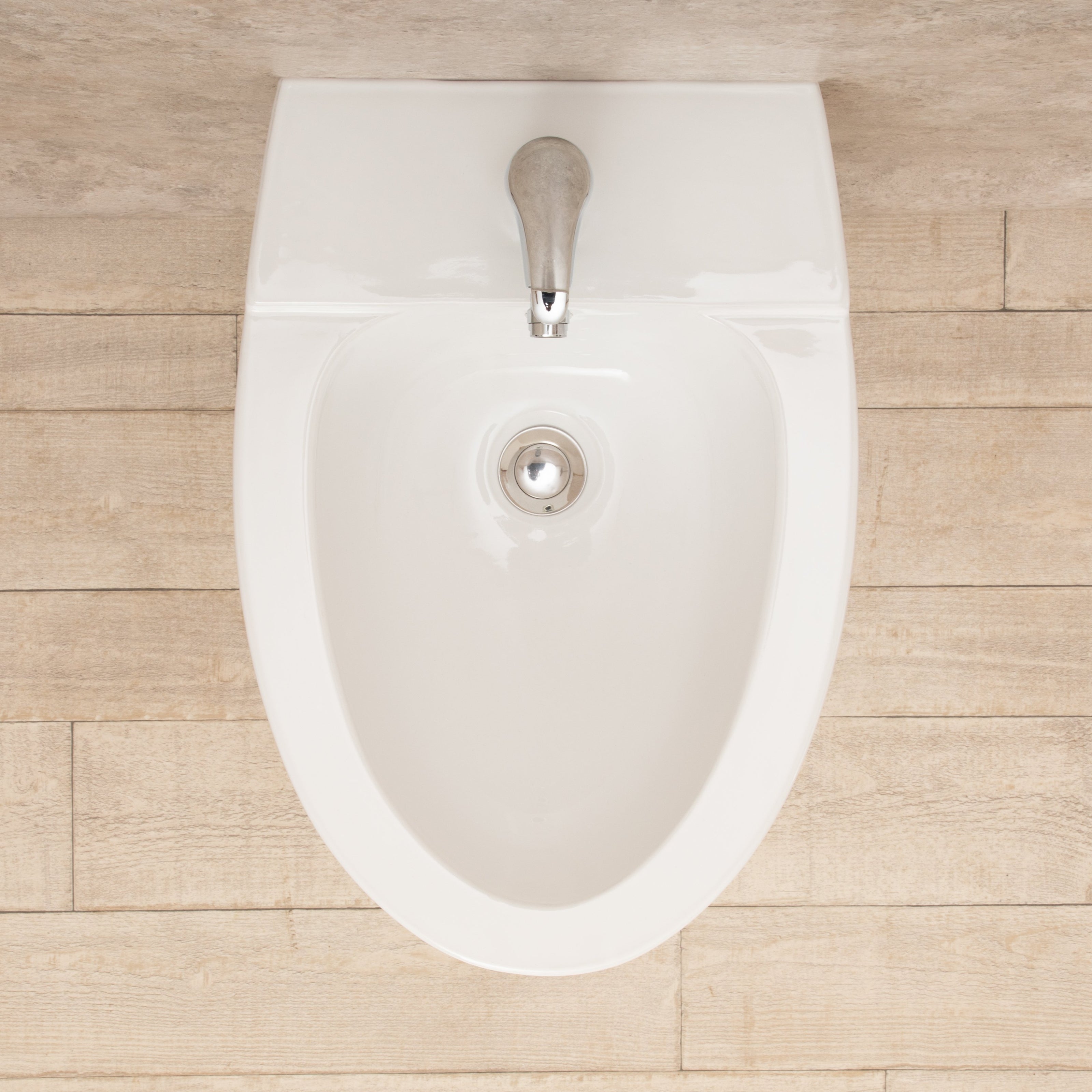 Bidet Sospeso Round di ceramica Moderno L39xP57XA34 cm