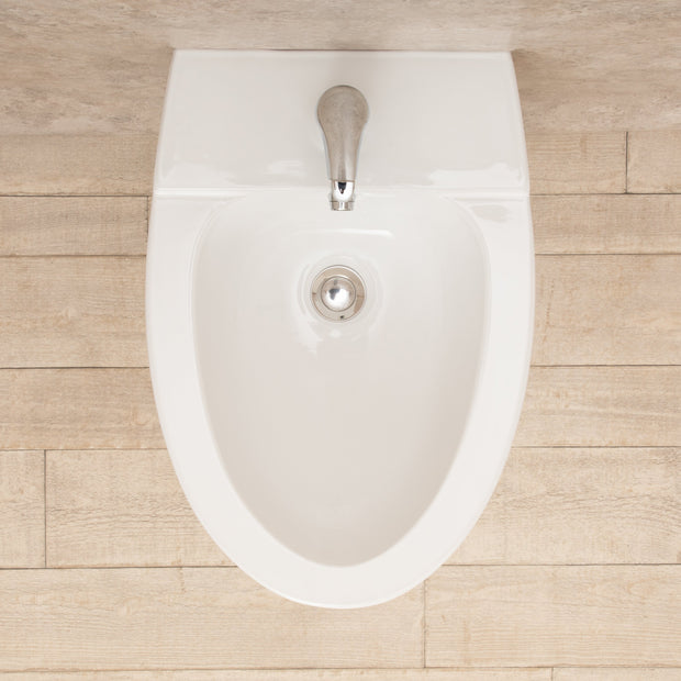 Bidet Sospeso Round di ceramica Moderno L39xP57XA34 cm