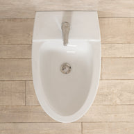 Bidet Filo Parete Round in ceramica moderno L38xP57xA40 cm