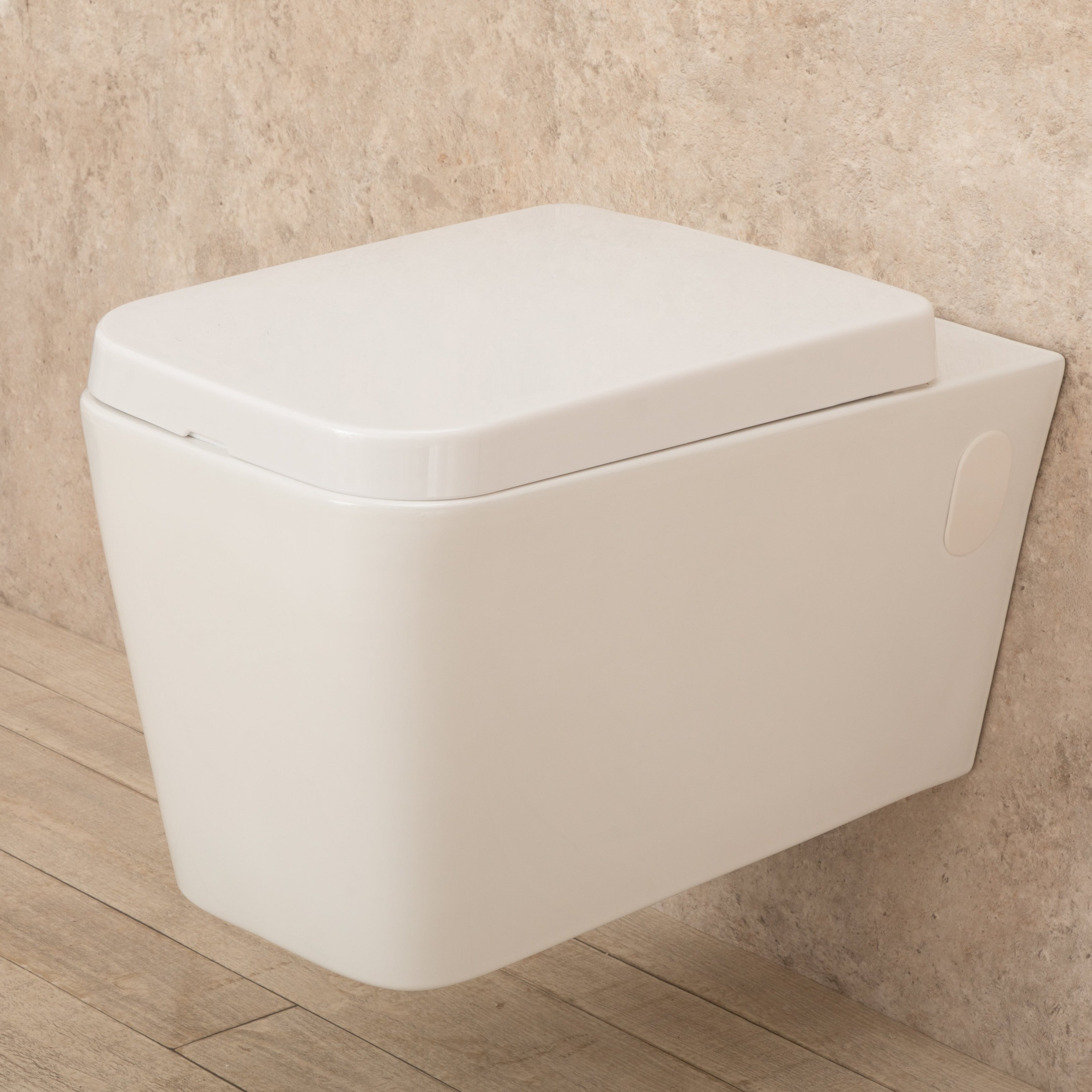 WC Sospeso Minimal in ceramica di design moderno L36xP57xA32 cm