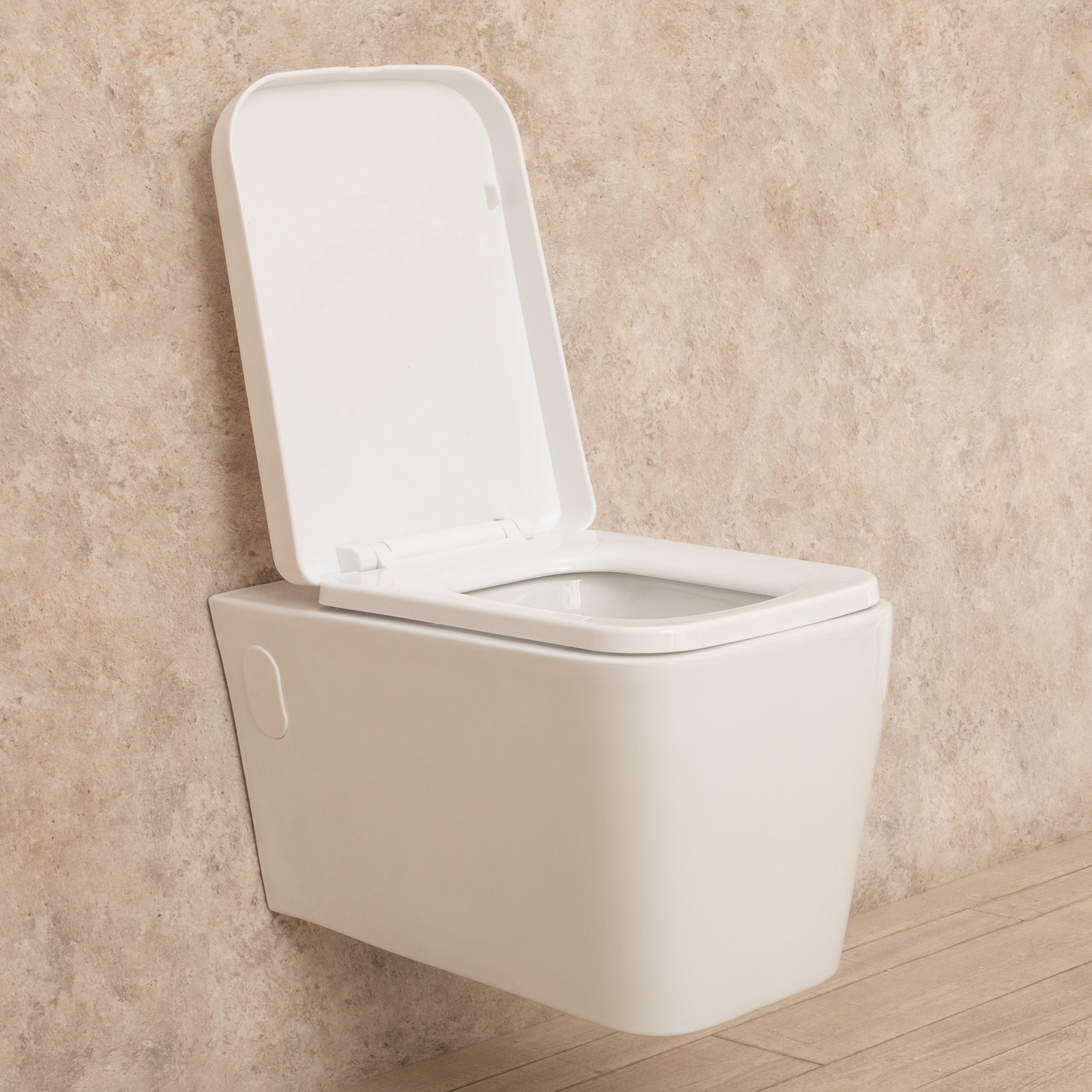 WC Sospeso Minimal in ceramica di design moderno L36xP57xA32 cm