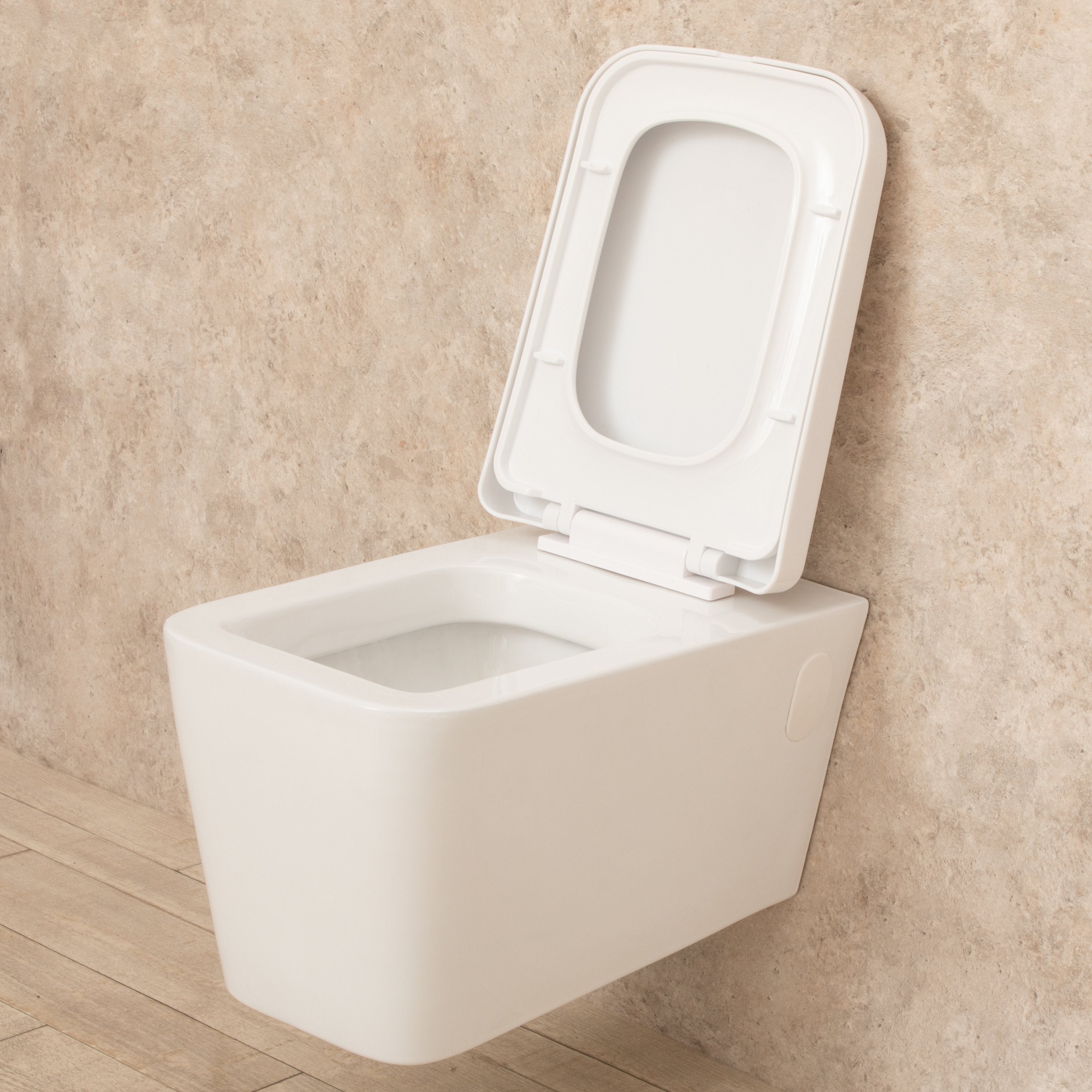WC Sospeso Minimal in ceramica di design moderno L36xP57xA32 cm