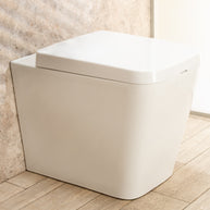 WC Filo Parete Minimal seduta e copri vaso di design L35xP56xA41cm