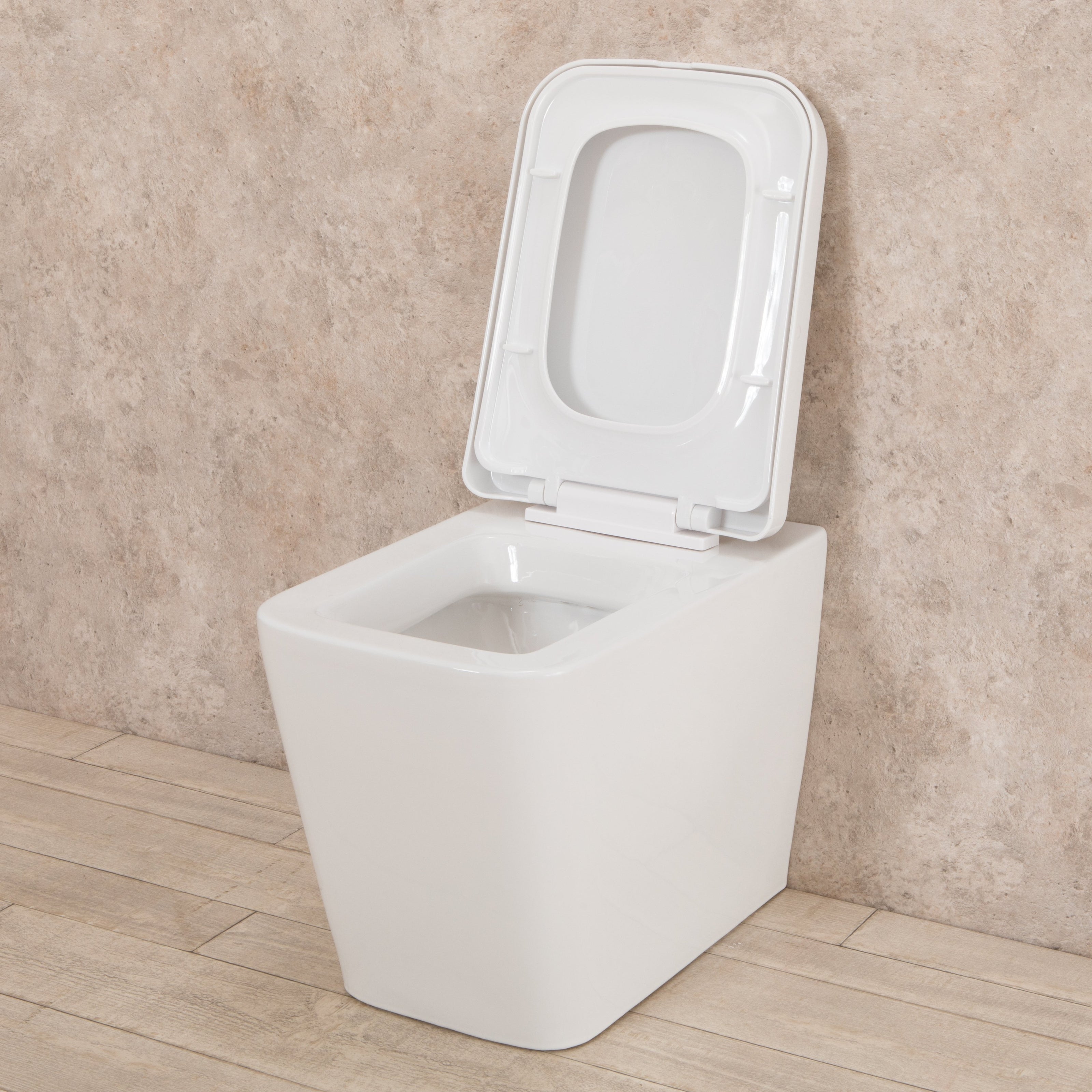 WC Filo Parete Minimal seduta e copri vaso di design L35xP56xA41cm