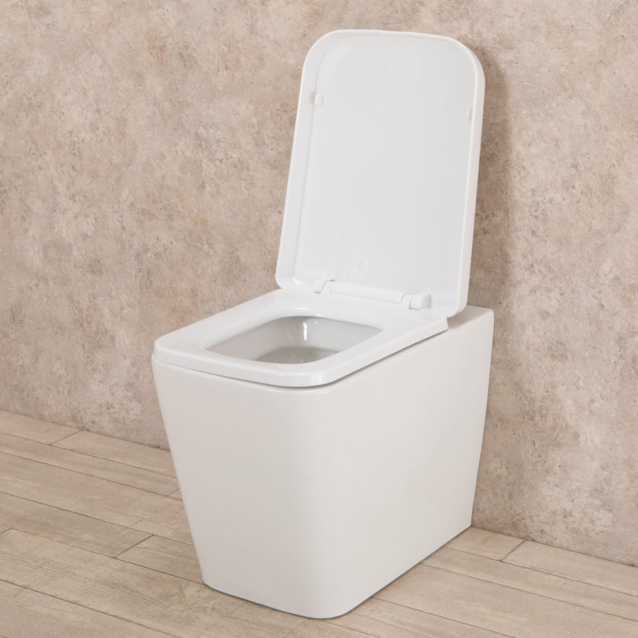 WC Filo Parete Minimal seduta e copri vaso di design L35xP56xA41cm