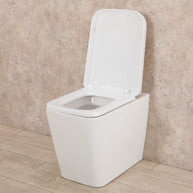 WC Filo Parete Minimal seduta e copri vaso di design L35xP56xA41cm