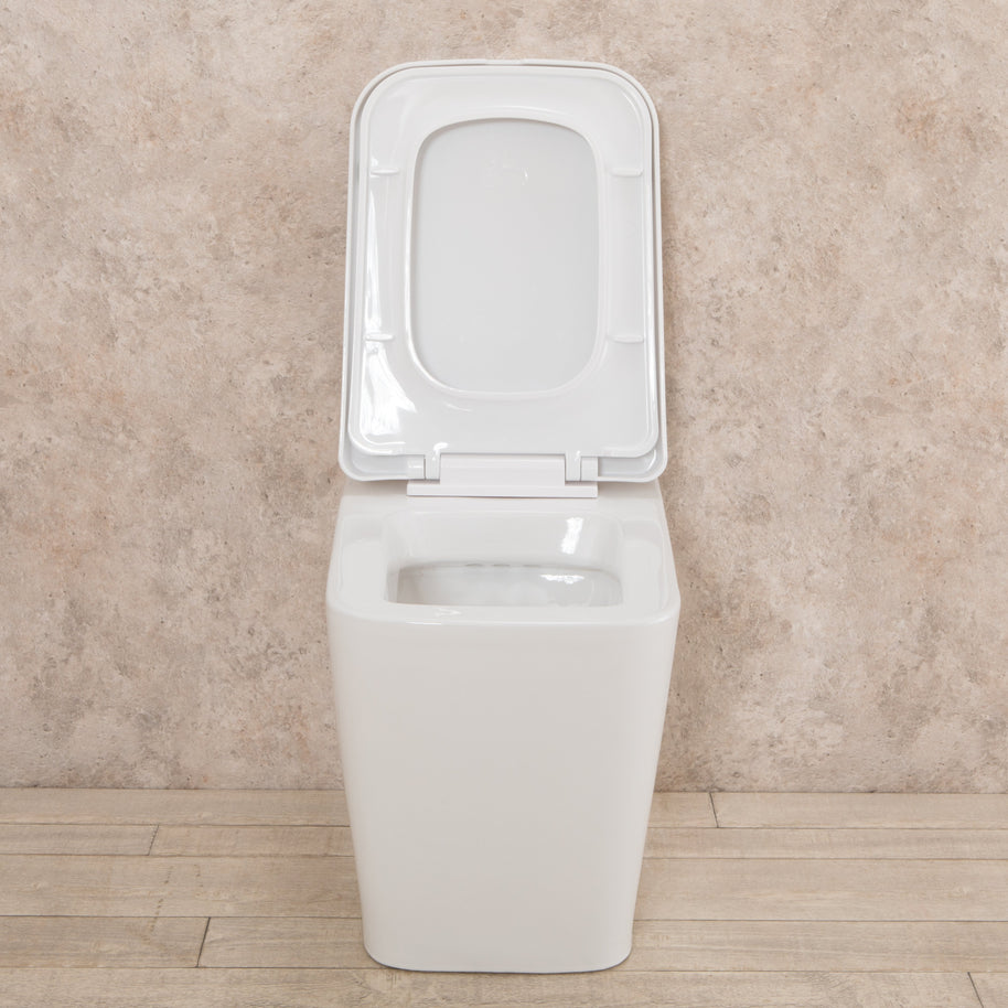 WC Filo Parete Minimal seduta e copri vaso di design L35xP56xA41cm