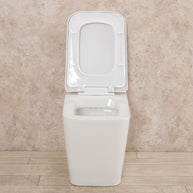 WC Filo Parete Minimal seduta e copri vaso di design L35xP56xA41cm
