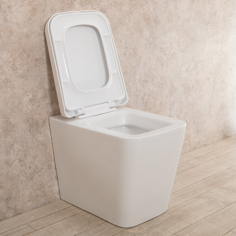 WC Filo Parete Minimal seduta e copri vaso di design L35xP56xA41cm