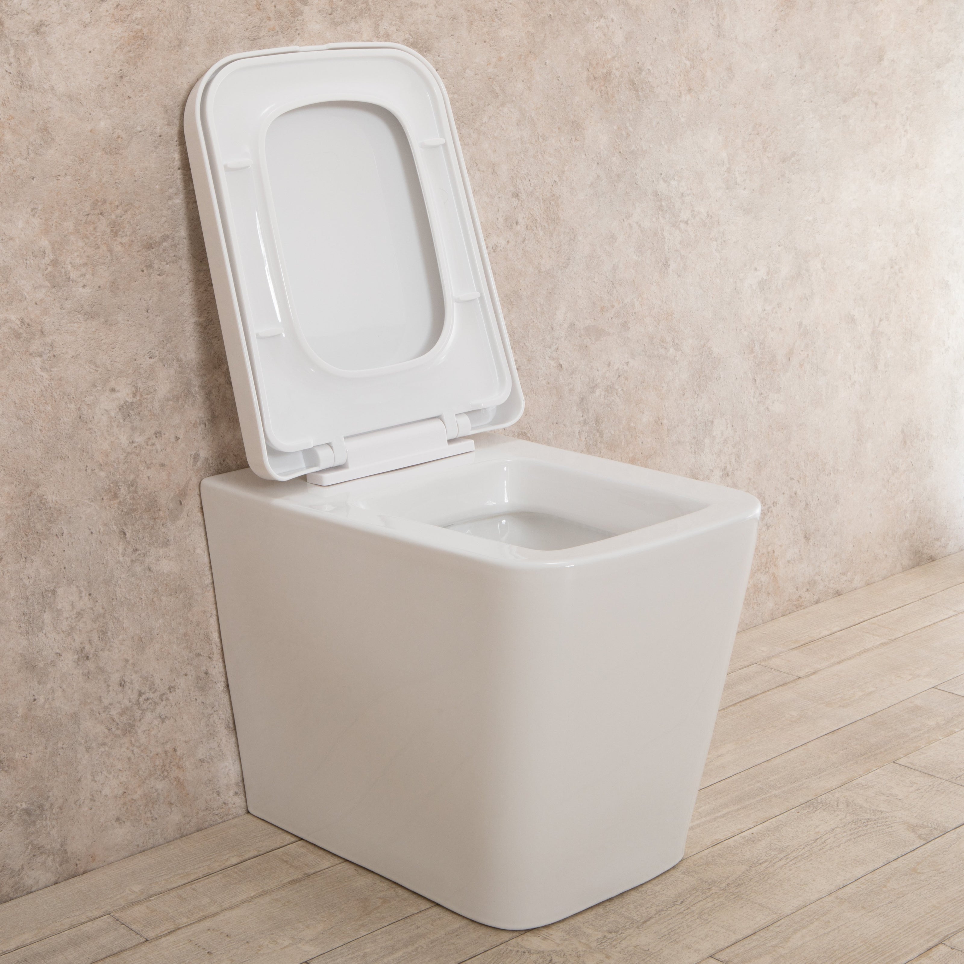 WC Filo Parete Minimal seduta e copri vaso di design L35xP56xA41cm