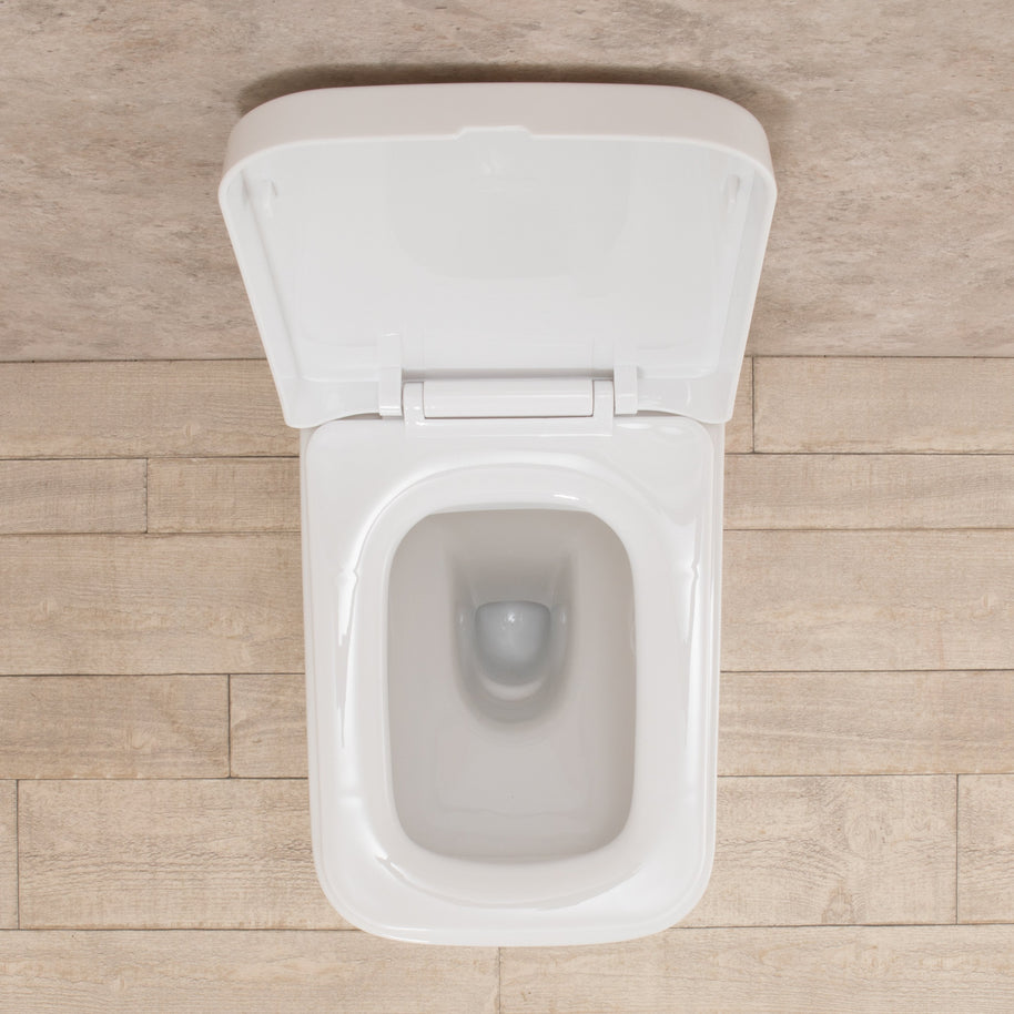 WC Filo Parete Minimal seduta e copri vaso di design L35xP56xA41cm