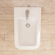 Bidet Filo Parete Minimal in ceramica di design 35x56x41cm
