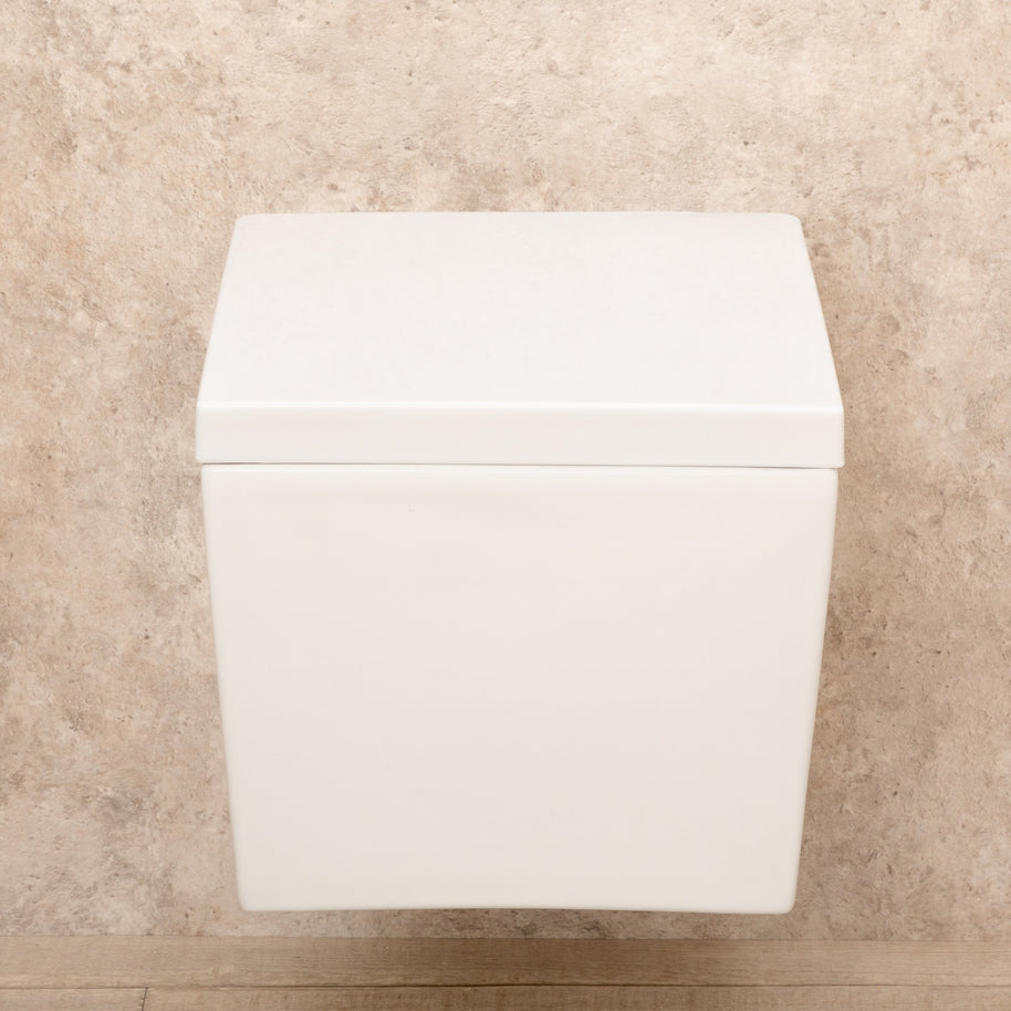 WC Sospeso Square di design in ceramica L35.5xP55.5xA36.5 cm