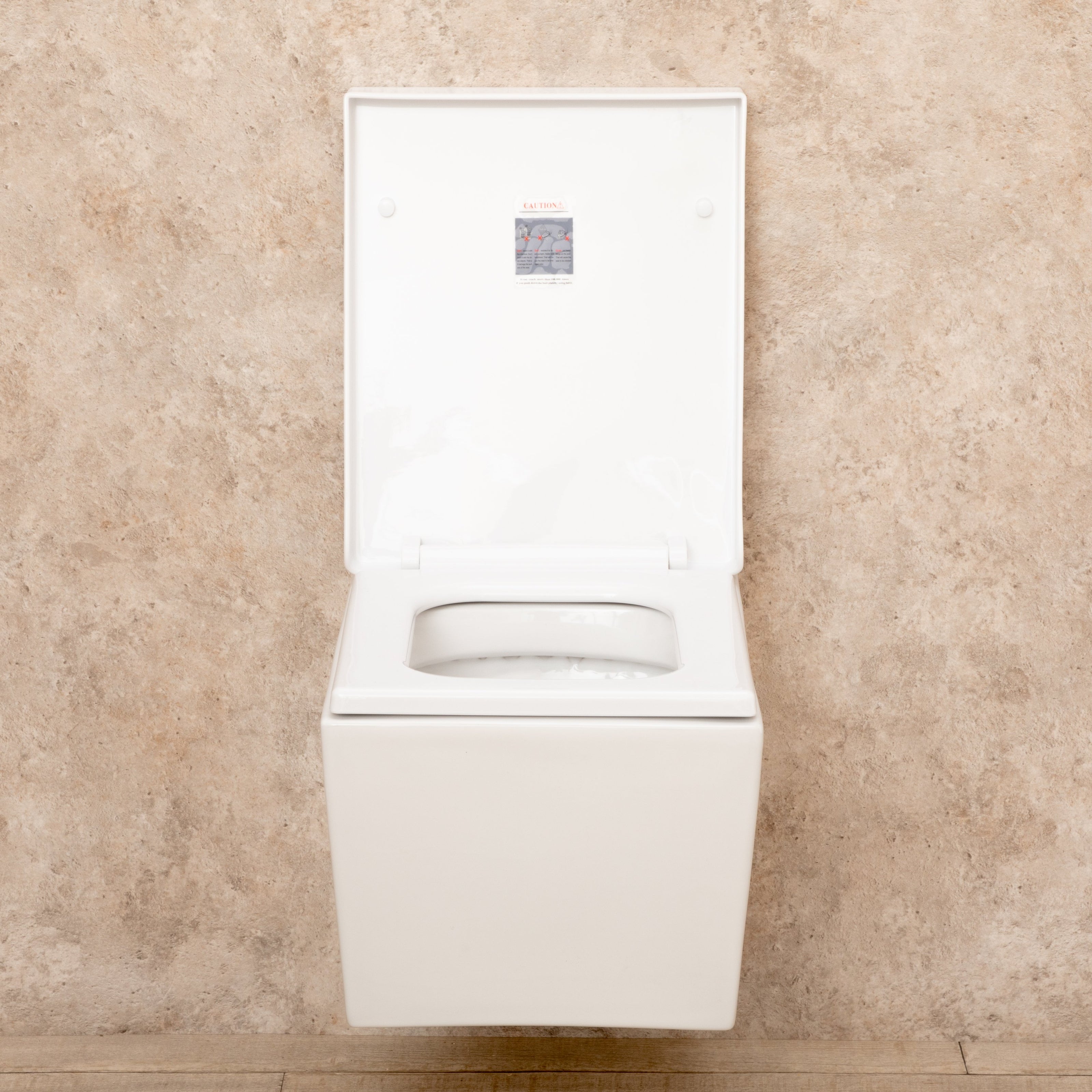 WC Sospeso Square di design in ceramica L35.5xP55.5xA36.5 cm