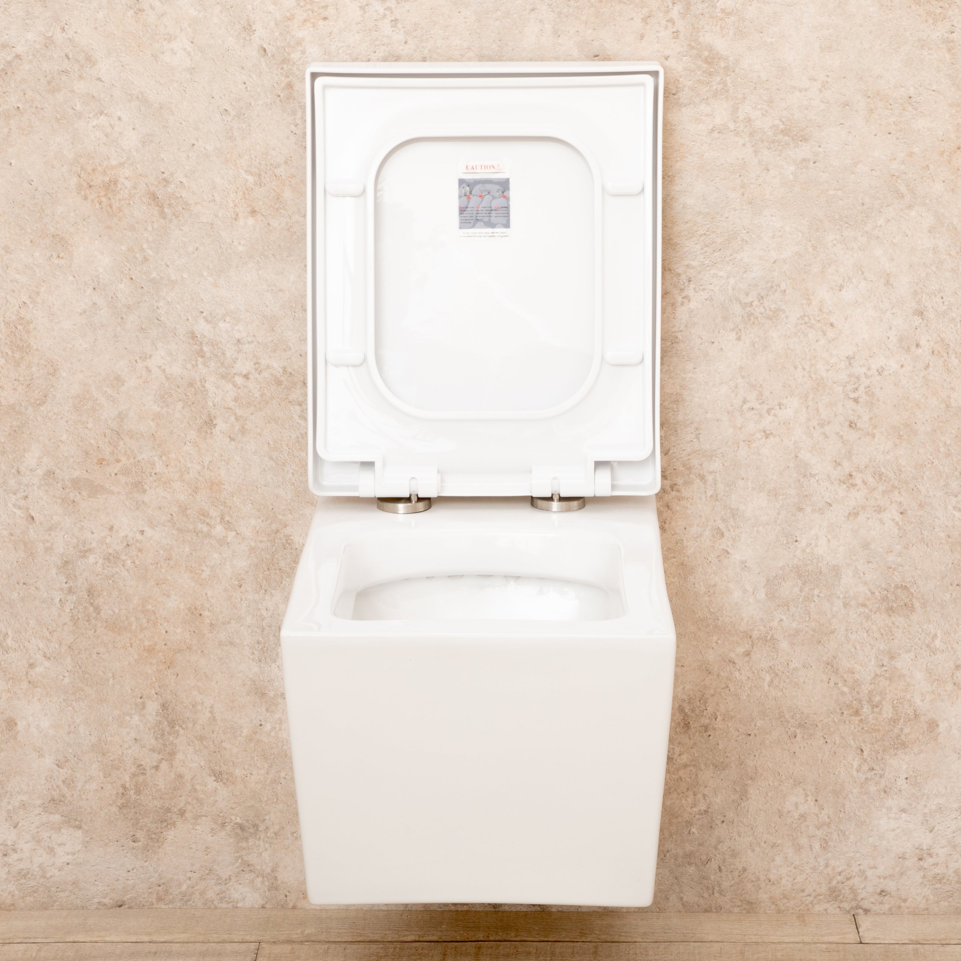 WC Sospeso Square di design in ceramica L35.5xP55.5xA36.5 cm