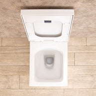 WC Filo Parete Square con seduta e copri vaso L35xP55.5xA39.5cm