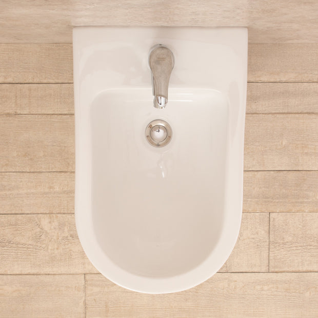 Bidet Filo Parete Vortix in ceramica di design L36.5xP56xA41cm