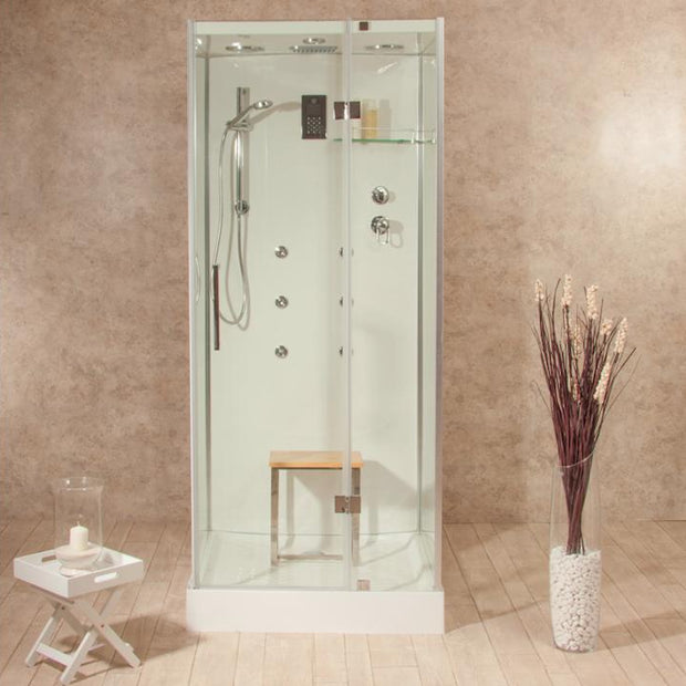 Minimal 90x90  Box Doccia Idromassaggio Reversibile Mulifunzione