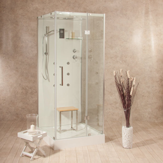 Minimal 90x90  Box Doccia Idromassaggio Reversibile Mulifunzione