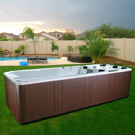 Piscina Nuoto Controcorrente e Idromassaggio SPA Luxury 585x220 cm