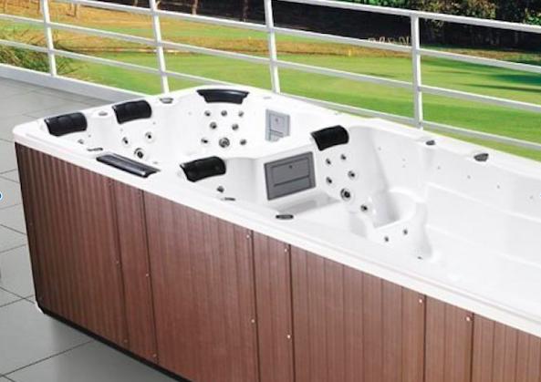 Piscina Nuoto Controcorrente e Idromassaggio SPA Luxury 585x220 cm
