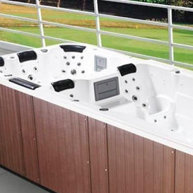 Piscina Nuoto Controcorrente e Idromassaggio SPA Luxury 585x220 cm