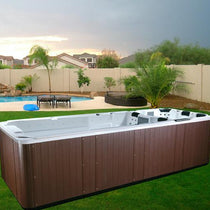 Piscina Nuoto Controcorrente e Idromassaggio SPA Luxury 585x220 cm