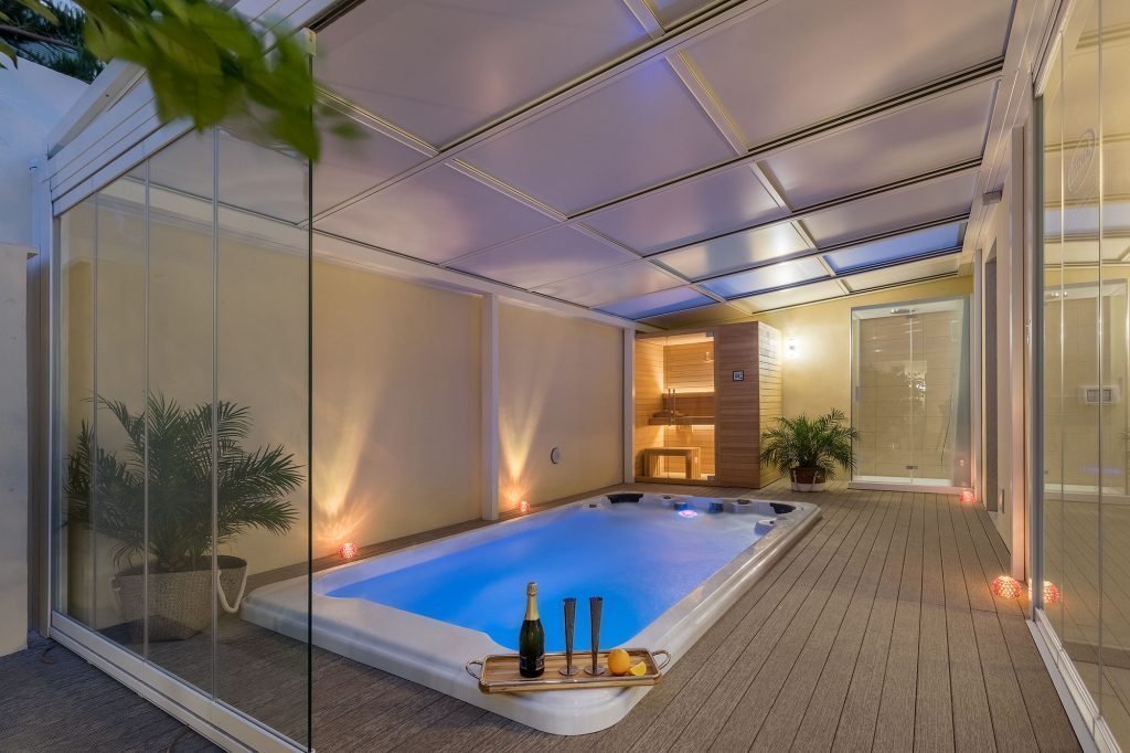 Piscina Nuoto Controcorrente e Idromassaggio SPA Special 585x220 cm