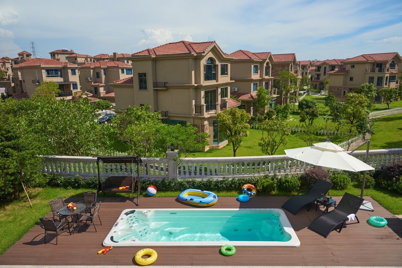 Piscina Nuoto Controcorrente e Idromassaggio SPA Special 585x220 cm