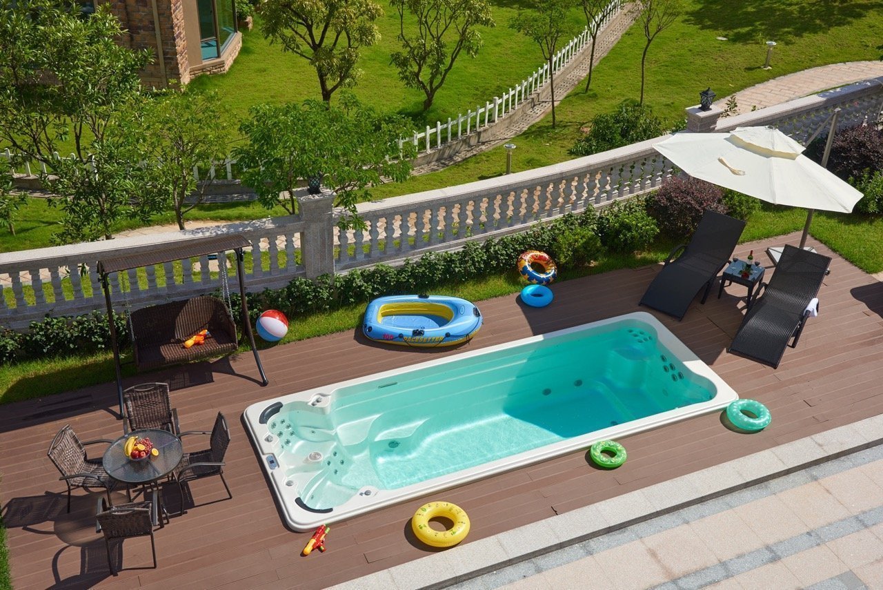 Piscina Nuoto Controcorrente e Idromassaggio SPA Special 585x220 cm