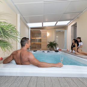 Piscina Nuoto Controcorrente e Idromassaggio SPA Special 585x220 cm