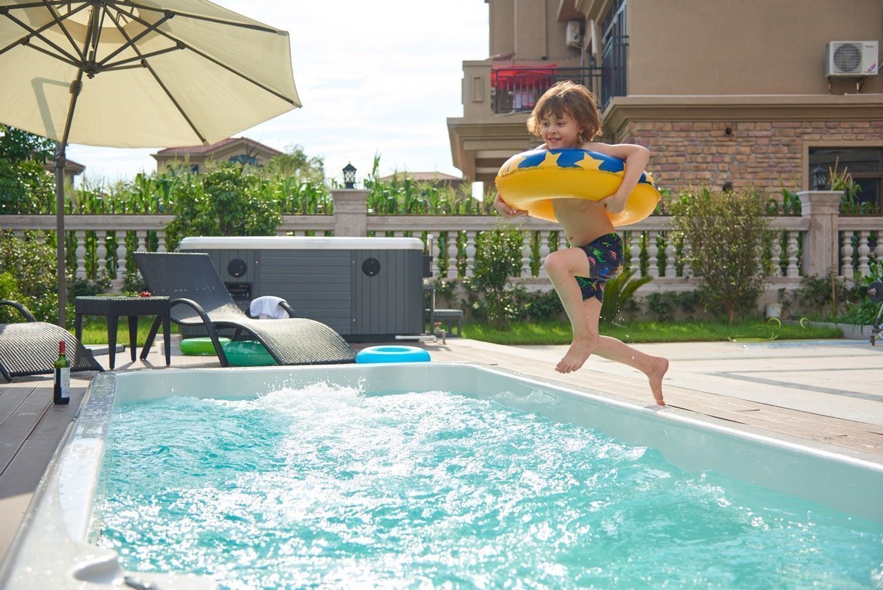 Piscina Nuoto Controcorrente e Idromassaggio SPA Special 585x220 cm